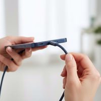 Cable USB C to USB C Forcell F-Energy QC4.0 PD 3A 60W Cafule Color 1,2 m ACYH23 dark blue