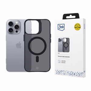 3mk dūmakains MagCase ar MagSafe iPhone 16 Pro Max - daļēji caurspīdīgs