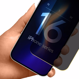 Matte privacy film 3mk Silky Matt Privacy for iPhone 16 Plus