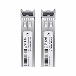Ubiquiti UF-MM-1G SFP Multi-Mode Fiber Dual LC 10/100/1000 Mbit/s Wavelength 850 nm Maximum transfer distance 550 m 0 to +70C