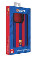 FC Barcelona Case iPhone 16 Pro Magnētiskais maciņš MagSafe OCFCBMCIP16PBG BG