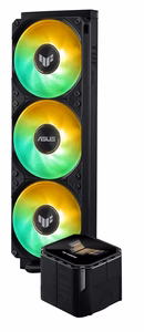 ASUS TUF Gaming LC III 360 ARGB LCD procesora visintegrētais šķidruma dzesētājs 12 cm melns 1 gab.