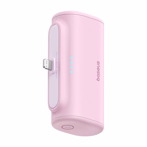 Portatīvais lādētājs OS-Baseus Compact IP 5000mAh 20W (rozā)
