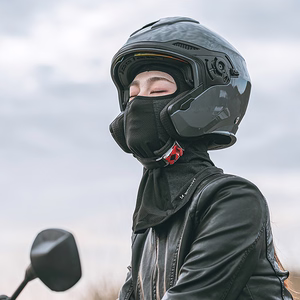 Wozinsky WKM-03B ziemas balaklavas sejas maska motociklam un velosipēdam - melna