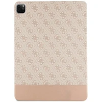 Guess 4G Stripe Allover apvalks iPad Pro 12.9" - rozā