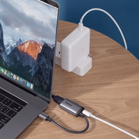 Baseus adapteris HUB - Type C uz VGA + Type C PD - (CAHUB-O0G) tumši pelēks