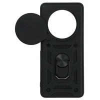 Slide Camera Armor viedtālruņa apvalks Xiaomi Redmi A4 melns