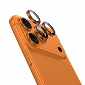 Benks rūdīts stikls DR Sapphire Lens Protector kamerai iPhone 17 Pro/17 Pro Max (3 lēcas) oranžs