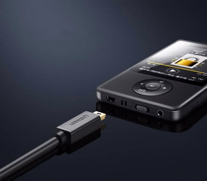 Ugreen USB kabelis - mini USB 480 Mbps 2m US132 (melns)