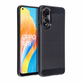 CARBON viedtālruņa apvalks OPPO A78 5G melns