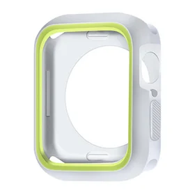 Maciņš Apple Watch 45mm silikona pelēks-zaļš