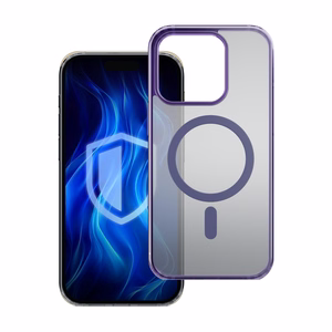 3mk Frosty Magnētiskais violets viedtālruņa apvalks Apple iPhone 16 Pro Max - violets