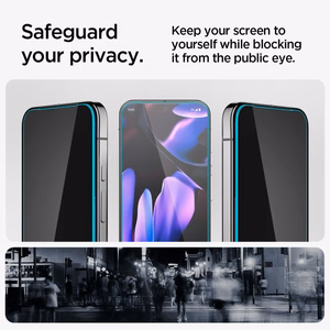 Spigen Glas.TR "Ez Fit" Privacy HD 2 komplekts privātuma stikls Google Pixel 9 / 9 Pro