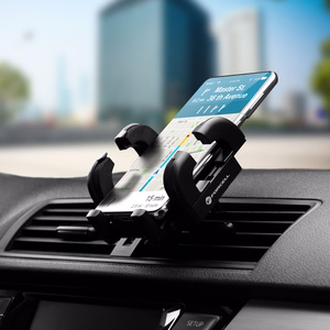 FORCELL F-GRIP regulārais automobiļa turētājs gaisa ventilācijai melns