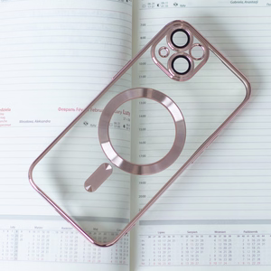 Color Chrome Mag case for Samsung Galaxy A17 4G / A17 5G rose gold