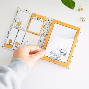 Snoopy Lazy Days A6 līmlapiņu komplekts, 6 bloki