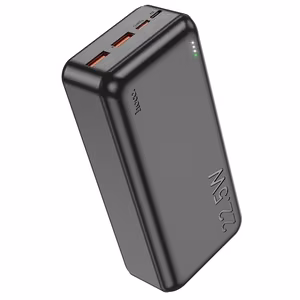 External battery Power Bank Hoco J101B PD 20W+Quick Charge 3.0 22.5W 30000mAh black