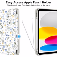 Tech-Protect SC Pen apvalks iPad 10.9" 2022 (10. gen.) / 11" 2025 (11. gen.) - margrietiņas ar lapām