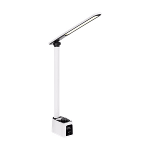 Galda lampa ar pulksteni
