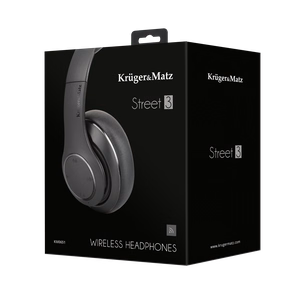 Kruger&Matz Street 3 Wireless bezvadu virsauss austiņas, melnas