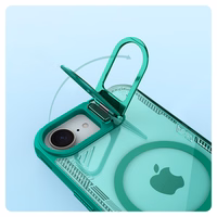 Nillkin Iceblade Prop magnētiskais viedtālruņa apvalks ar statīvu iPhone 16e - zaļš