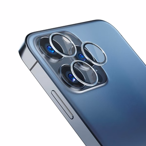 3MK Lēcu aizsardzība Pro iPhone 12 Pro Max Kameras lēcas aizsardzība ar montāžas rāmi 1 gab.