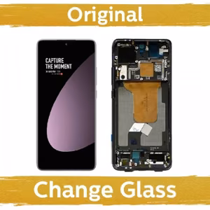 LCD displejs saderīgs ar Xiaomi 12 (12S / 12X) ar rāmi / pelēks / (Renewed: China)