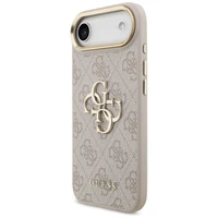 Guess 4G Charms Collection Magnētiskais viedtālruņa apvalks iPhone 17 Pro - brūns