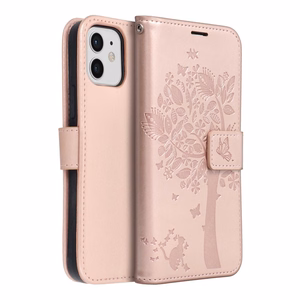 Флип-чехол iPhone 12 / 12 PRO Mezzo Book tree rose gold
