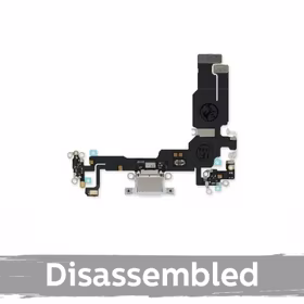 Uzlādes ports saderīgs ar iPhone 15 Plus ar Flex / Melns / (100% original / Used)