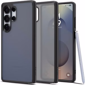 Spigen Ultra Hybrid viedtālruņa apvalks Samsung Galaxy S25 Ultra - melns