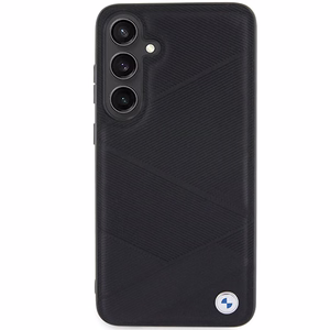 BMW BMHCS24M23RCGPK S24+ S926 melna/melna cietais apvalks Paraksts Ādas Krustojošās Līnijas Raksts