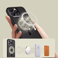 Tech-Protect MagEdge Magnētiskais viedtālruņa apvalks iPhone 16 Pro - daļēji caurspīdīgs