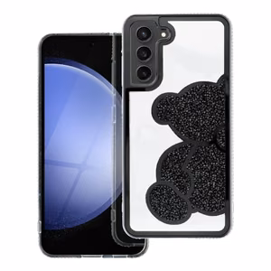 Viedtālruņa apvalks TEDDY BEAR SAMSUNG A36 5G melns