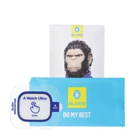 5D Mr. Monkey Aizsargstikls - Apple Watch Ultra / Ultra 2 / Ultra 3 melns (Strong HD)