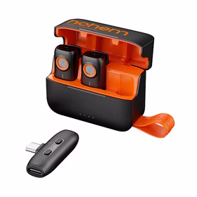 Mikrofons Hohem (2TX + 1RX + uzlādes maciņš) Type-C