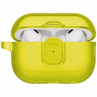 Uniq Glase Pro macins AirPods Pro 3 Lock macins - caurspidigs dzeltens