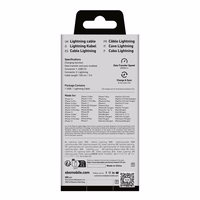 SBS TECABLEUSBIP589K USB-A - Lightning kabelis 1 m MFi sertificēts - melns