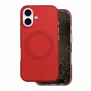 Tecto Shield Mistiq Mag vāciņš iPhone 16 6,1", sarkans