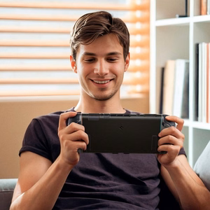 Spigen Nano Pop apvalks Nintendo Switch 2 konsolei - melns