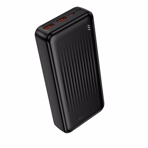 Borofone Power Bank 20000mAh BJ80A Clever - 2xUSB + Type C - QC 3.0 22,5W + PD 20W чёрный