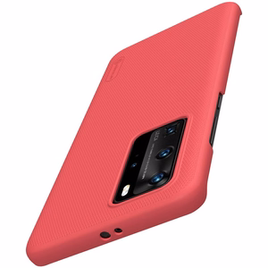 Nillkin Super Frosted Shield vāciņš ierīcei Huawei P40 Pro, spilgti sarkans