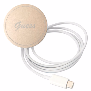 Guess GUBPP14MH4EACSK 4G Print MagSafe vāciņa un lādētāja komplekts iPhone 14 Plus 6.7", melns