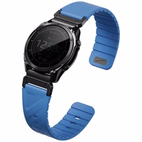 UNIQ Fluo x Smart-Fit siksniņa Garmin 22mm niebieski