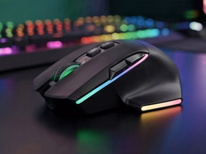 Mars Gaming MMWVECTOR optiskā pele labajai rokai, RF bezvadu savienojums, Bluetooth un USB Type-A, 12000 DPI