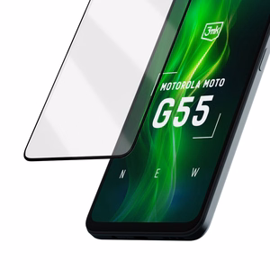 Rūdītais stikls 3mk HardGlass Max Lite Black priekš Motorola Moto G55 5G
