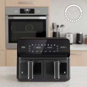 TEESA AIR FRYER DUAL POT XXL karstā gaisa friteris, 8 l, 2700 W