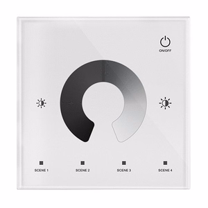 Skārienpaneļa dimmers T1, 12-48VDC, 2 kanāli