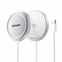 Bezvadu lādētājs Essager "ES-WC11" Qi2 sudrabs 15W