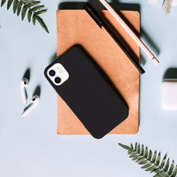 Tel Protect Liquid Air Case viedtālruņa apvalks Iphone 12 Mini melns